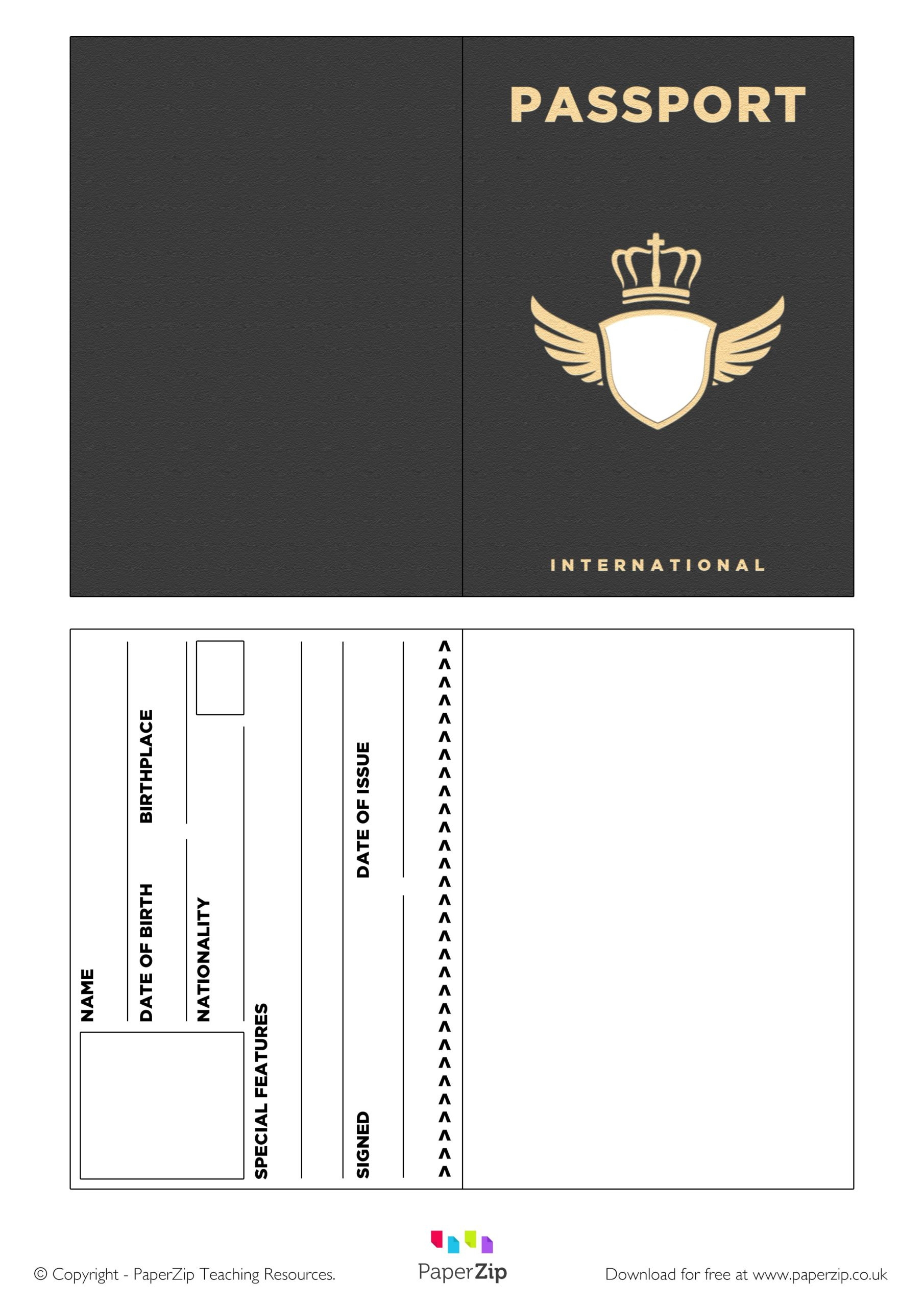21 Us Passport Photo Templates (100% Free) ᐅ Templatelab within Free Printable Passport Template