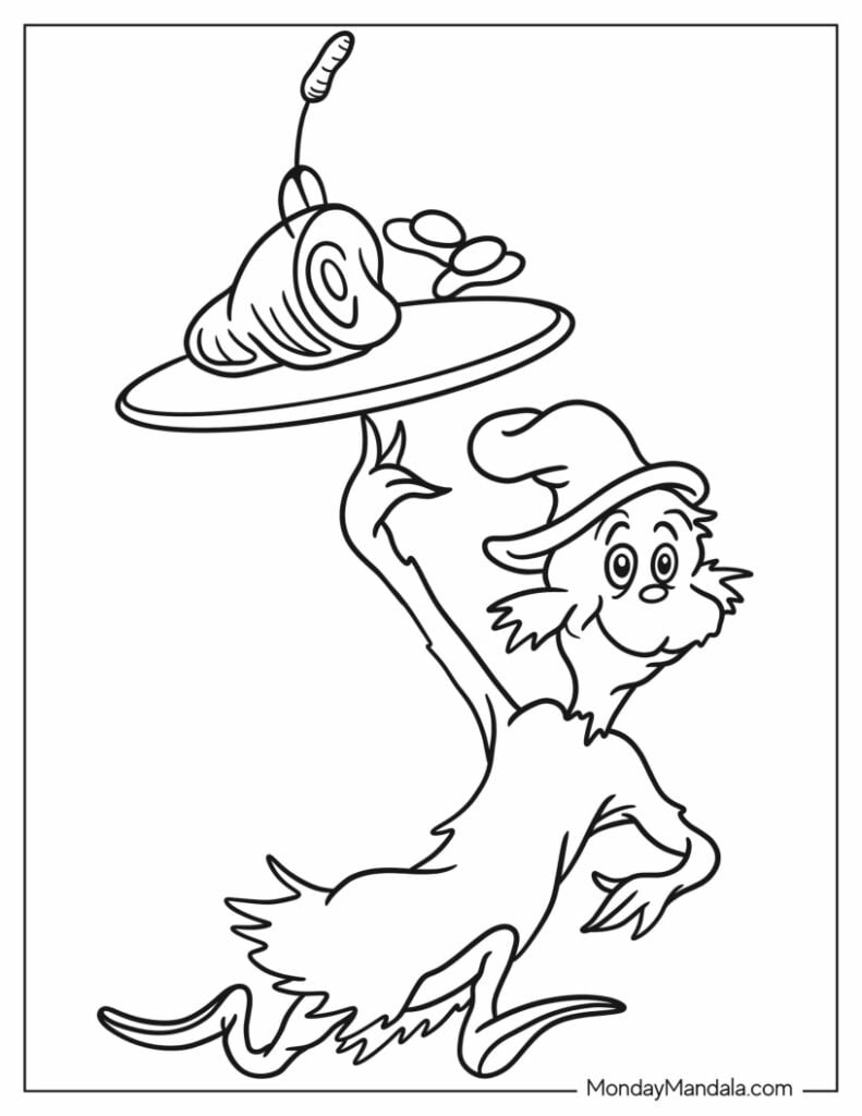 22 Dr. Seuss Coloring Pages (Free Pdf Printables) pertaining to Free Printable Dr Seuss Coloring Pages