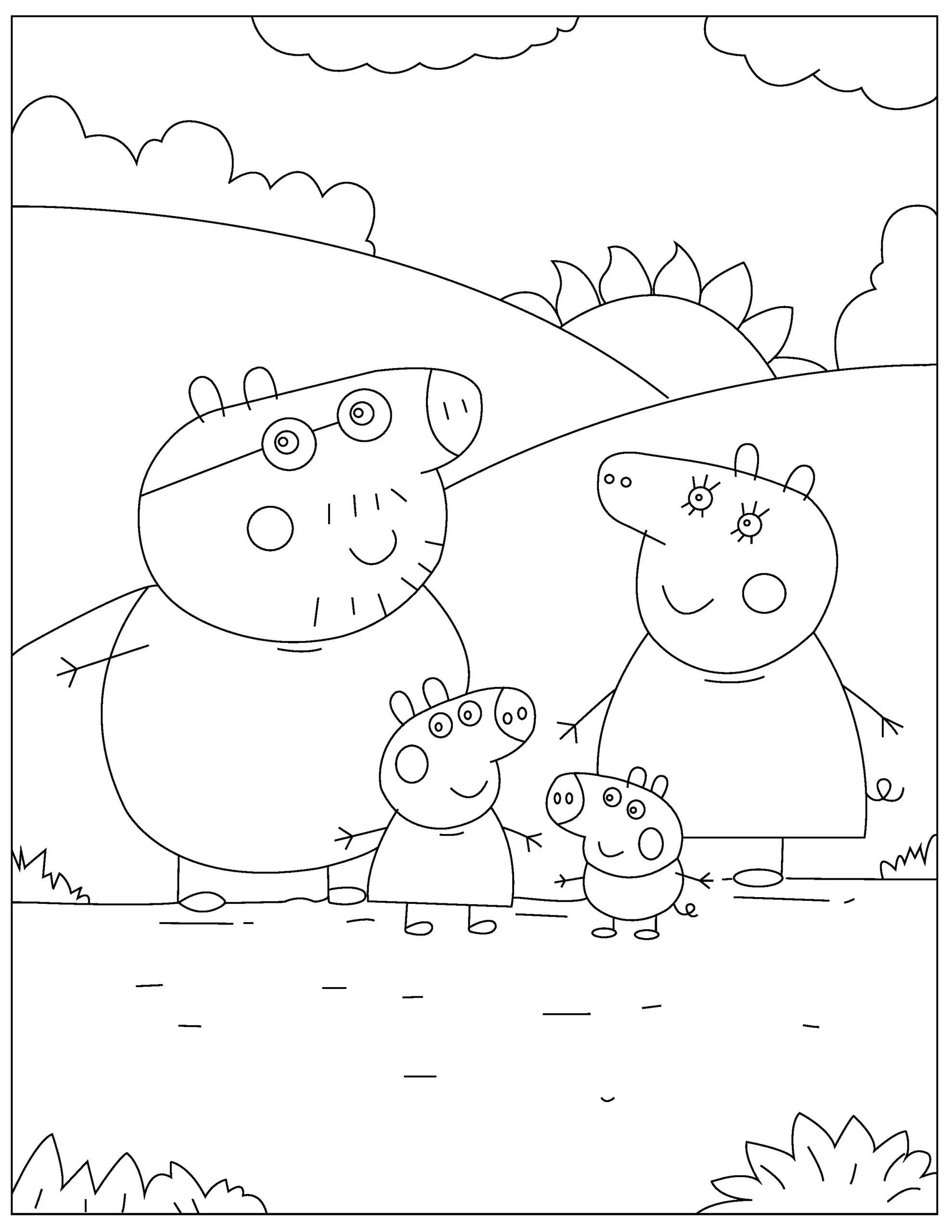 22 Free Peppa Pig Coloring Pages For Kids (Printable Pdf) with regard to Peppa Pig Free Printables