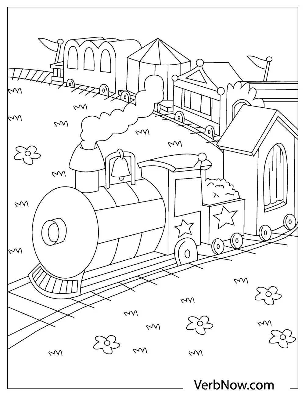 22 Free Train Coloring Pages For Download (Printable Pdf) throughout Free Printable Train Pictures