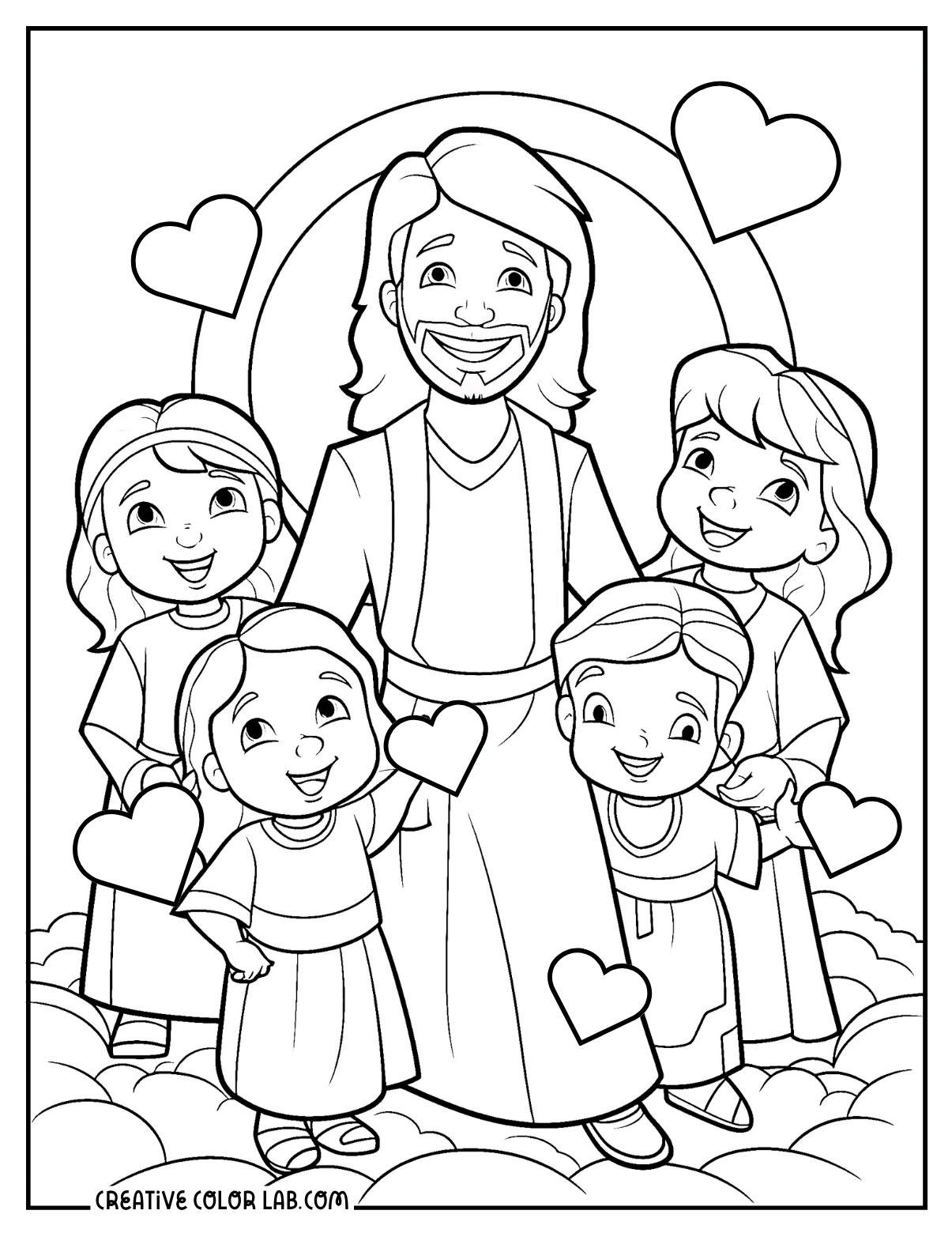 24 Jesus Coloring Pages | Free Pdf Printables inside Free Printable Jesus Coloring Pages