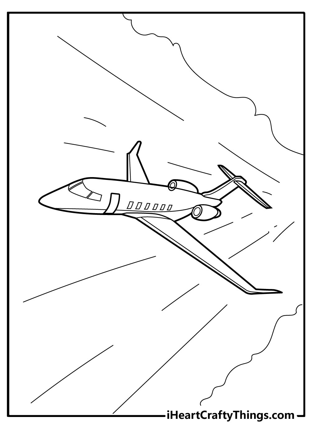 25+ Airplane Coloring Pages (100% Free Printables) in Free Planes Printables