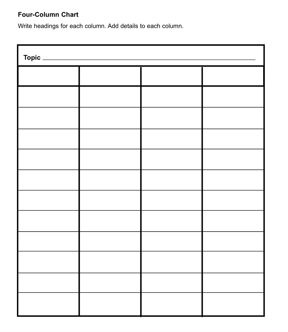 25+ Free Printable Columns And Rows (Pdf Templates) » American regarding Free Printable Column Paper