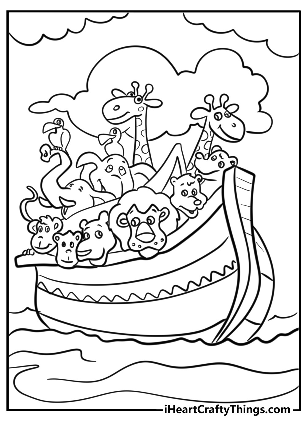 25 Noah&amp;#039;S Ark Coloring Pages (100% Free To Print) in Free Noah&amp;#039;S Ark Printables