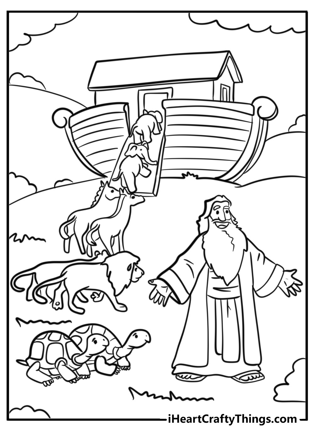 25 Noah&amp;#039;S Ark Coloring Pages (100% Free To Print) pertaining to Free Noah&amp;amp;#039;s Ark Printables