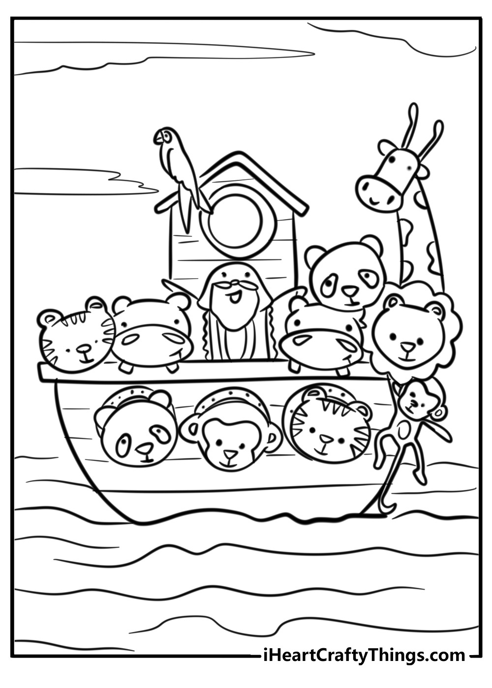 25 Noah&amp;#039;S Ark Coloring Pages (100% Free To Print) pertaining to Free Noah&amp;#039;S Ark Printables