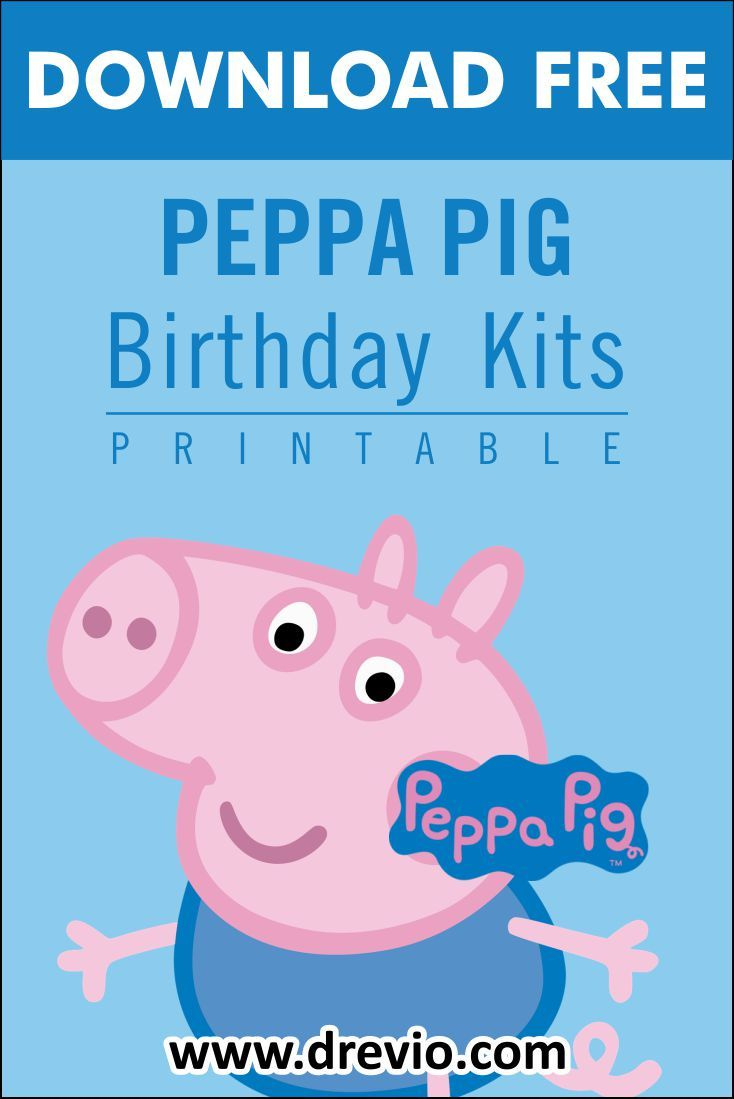 25 Peppa Ideas | Peppa Pig Birthday Party, Peppa Pig Party, Peppa inside Peppa Pig Birthday Banner Printable Free