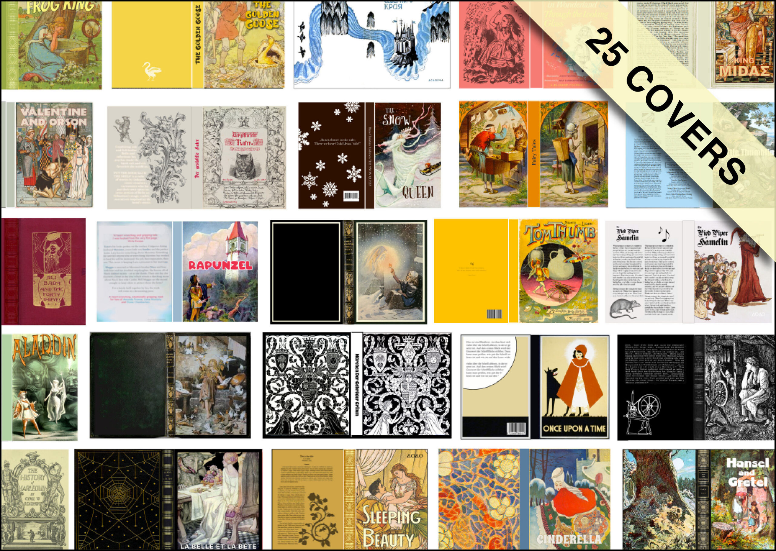 25 Printable Miniature Vintage Fairy Tale Book Covers 1:12 | 25 throughout Free Printable Miniature Book Covers