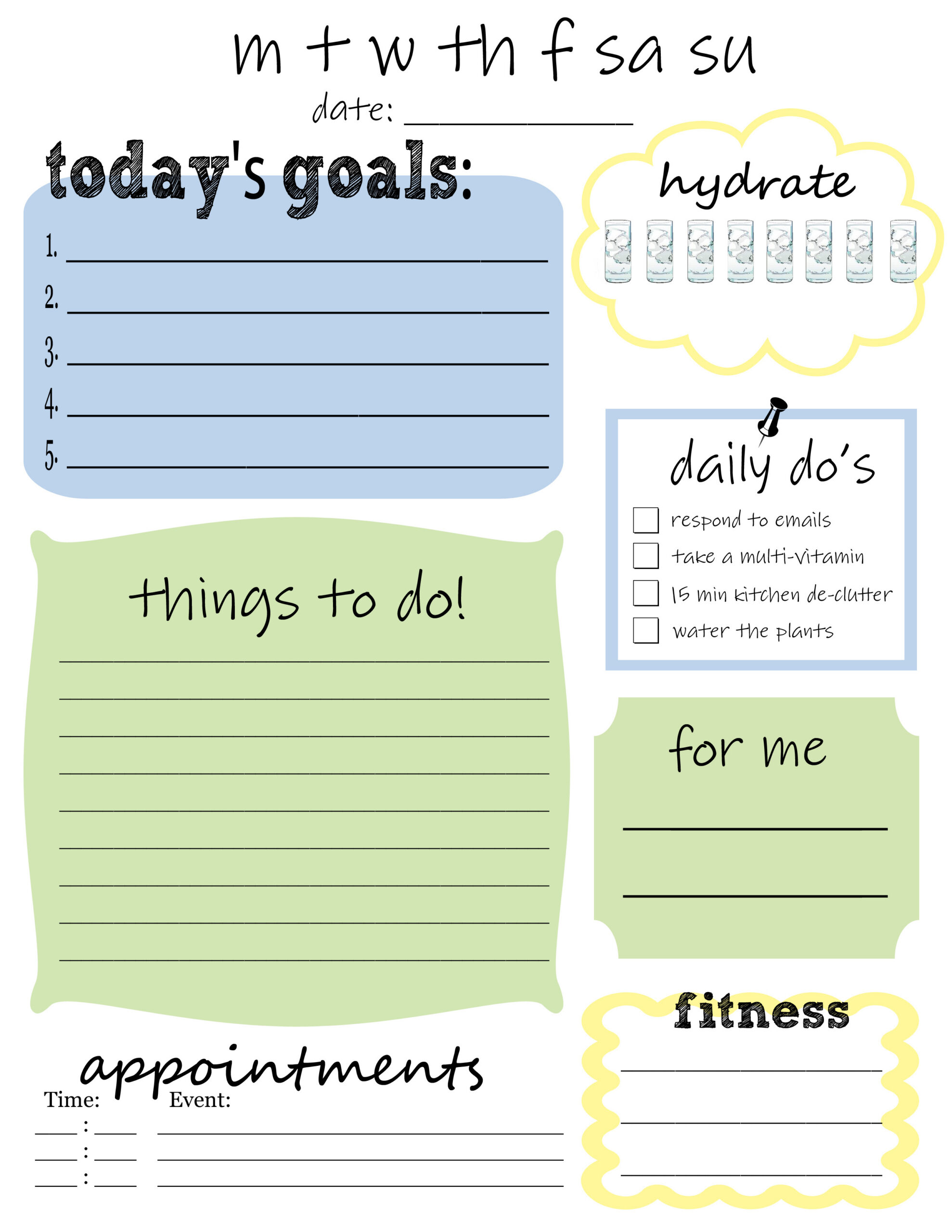 25 Printables For Organizing - Life After Laundry - Worksheets Library with Free Printable Forms For Organizing