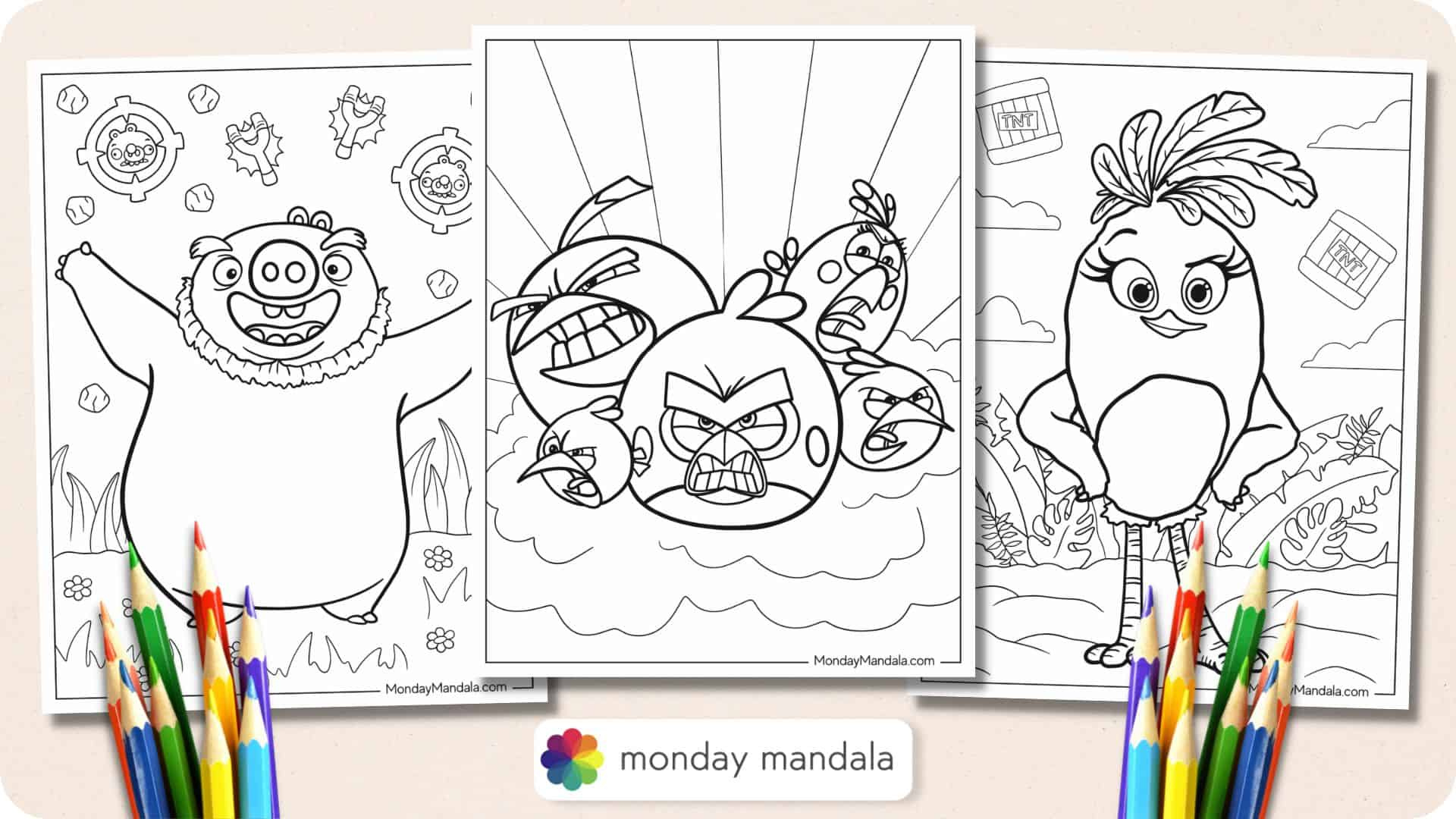 26 Angry Birds Coloring Pages (Free Pdf Printables) with Free Printable Angry Birds Space Coloring Pages