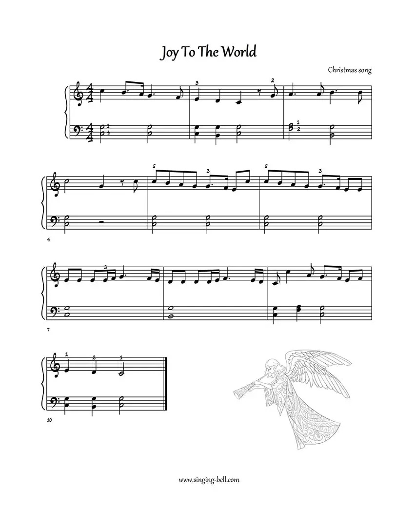 26+1 Easy Christmas Piano Sheet Music For Beginners for Christmas Songs Piano Sheet Music Free Printable