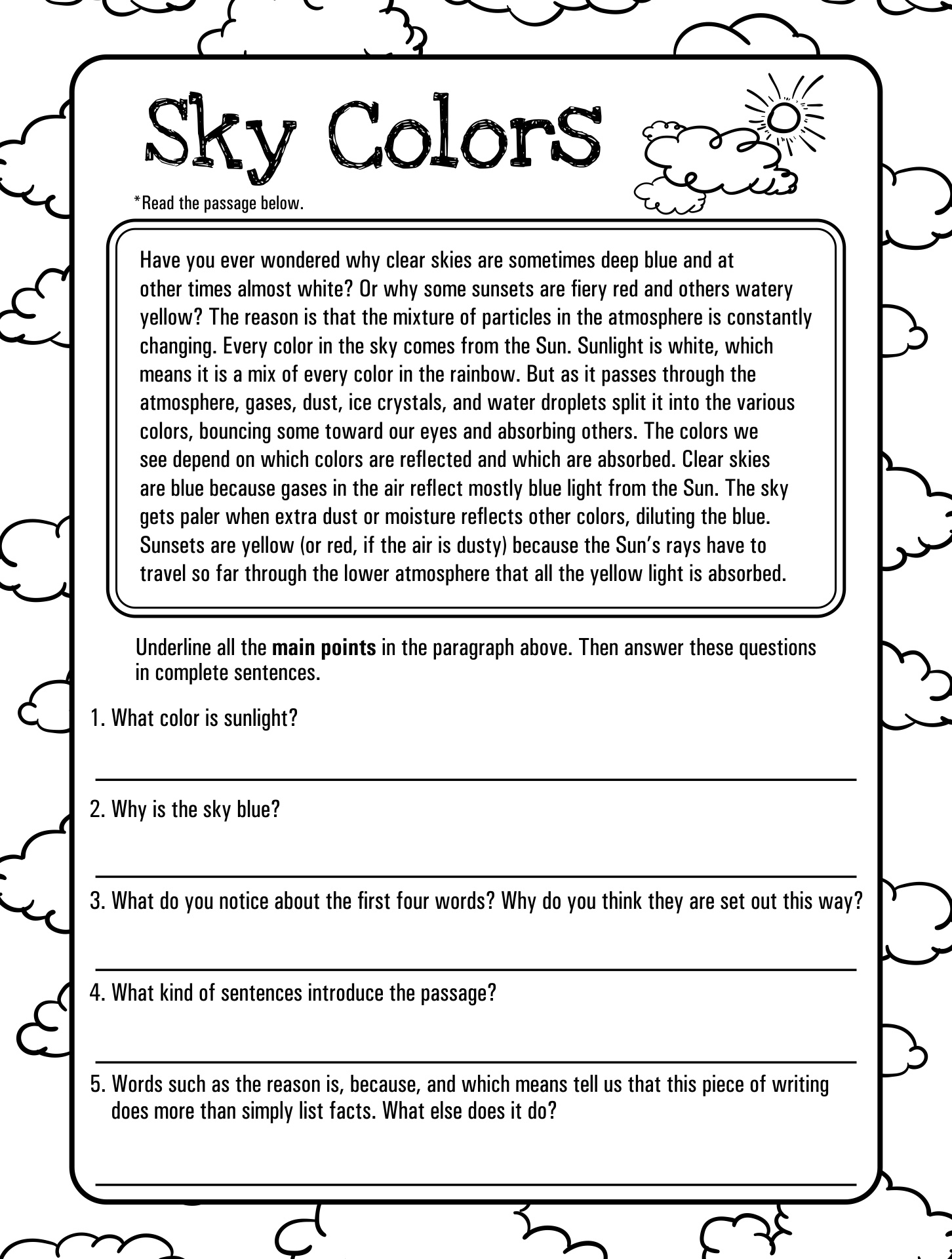 2,655 Reading Comprehension English Esl Worksheets Pdf &Amp; Doc throughout Free Printable Comprehension Worksheets For Grade 5