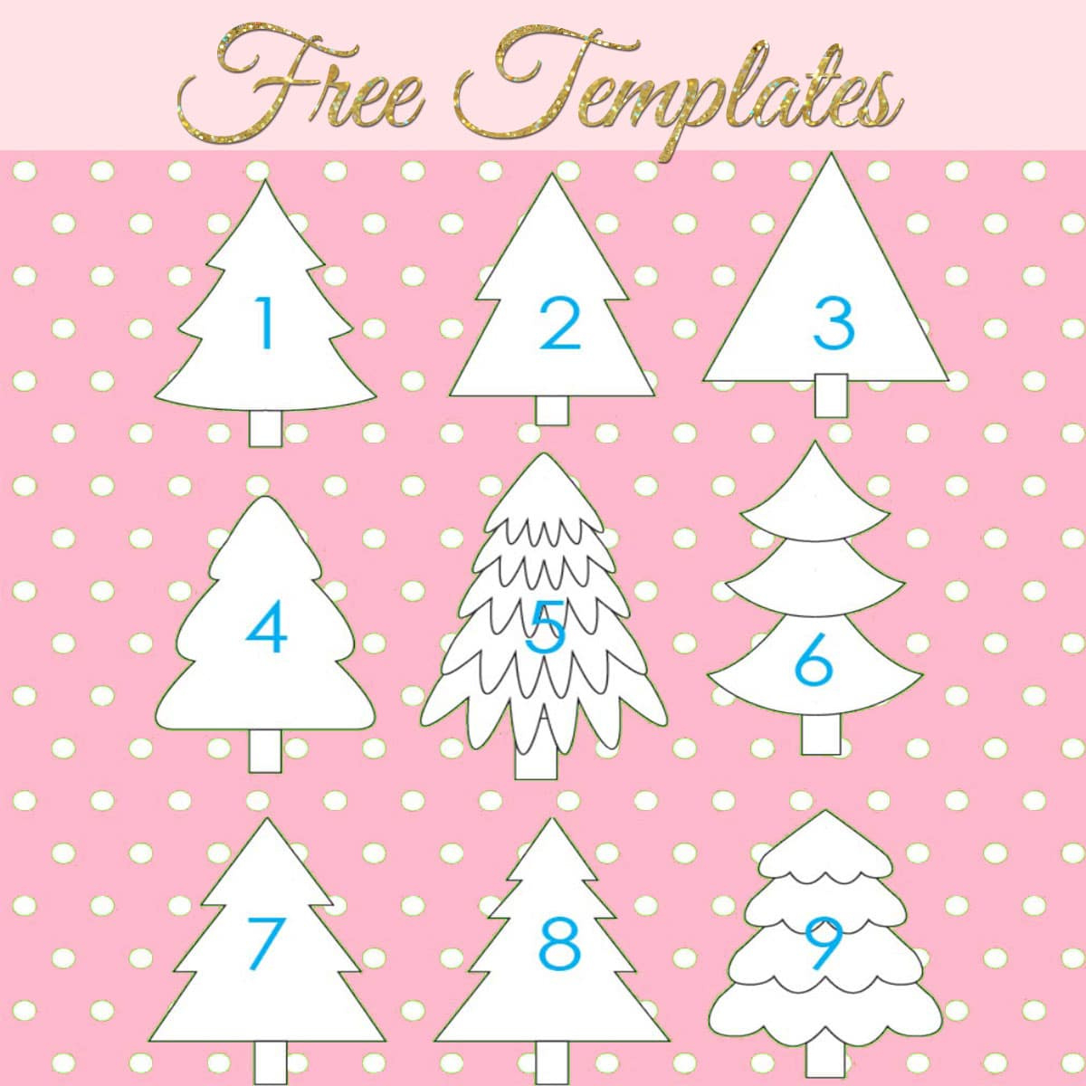 27 Free Christmas Tree Templates, Printable Tree Outlines | Treasurie with regard to Free Printable Christmas Tree Template