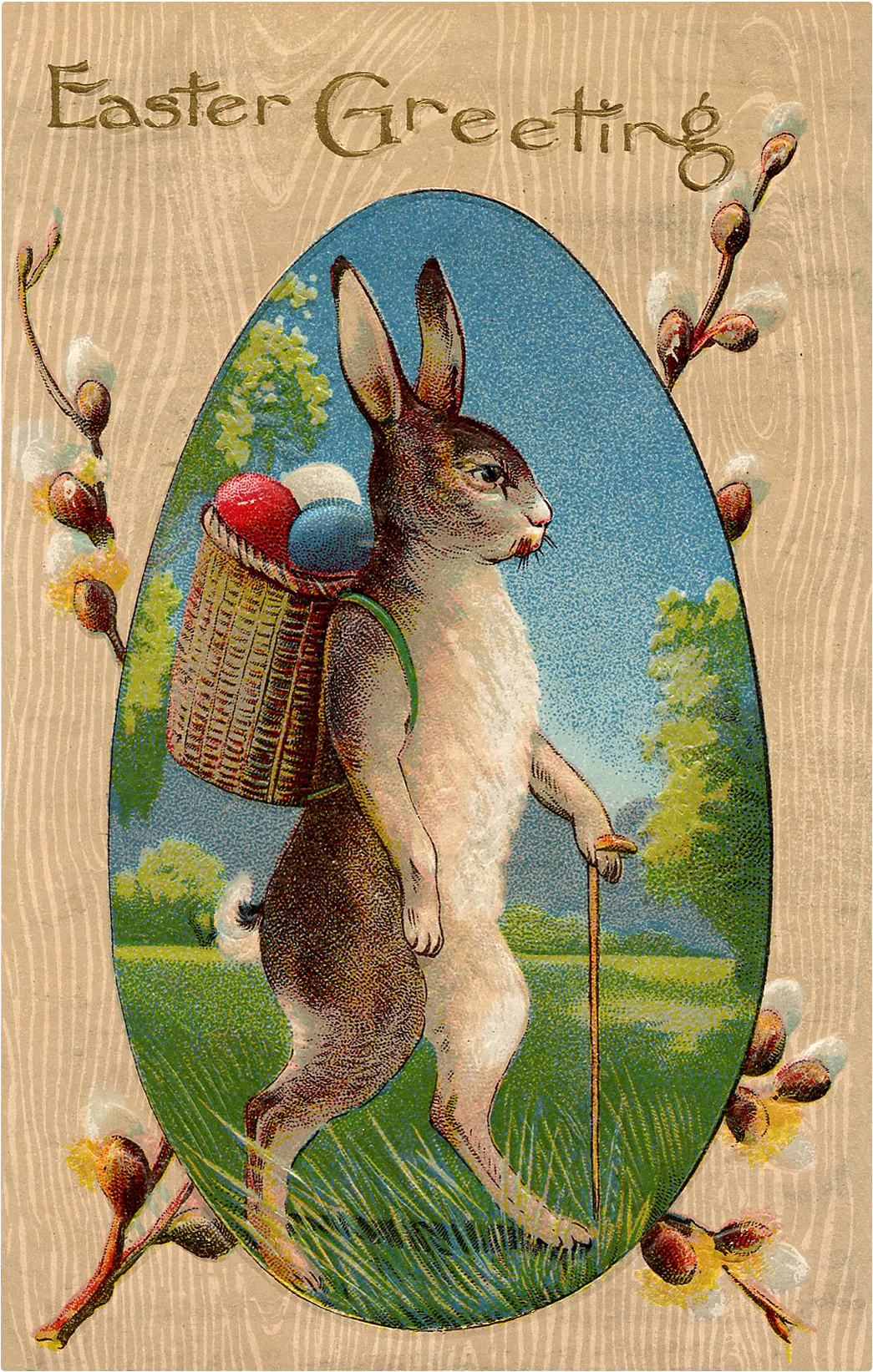28 Easter Bunny Images (Free Pictures)! - The Graphics Fairy in Free Printable Vintage Easter Images
