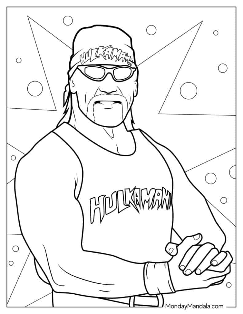 28 Wrestling &amp;amp; Wwe Coloring Pages (Free Pdf Printables) inside Wwe Colouring Pages Free Printable