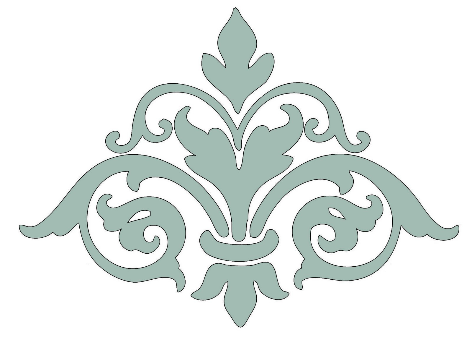 3 Damask Image Clipart! - The Graphics Fairy with Free Printable Damask Place Cards