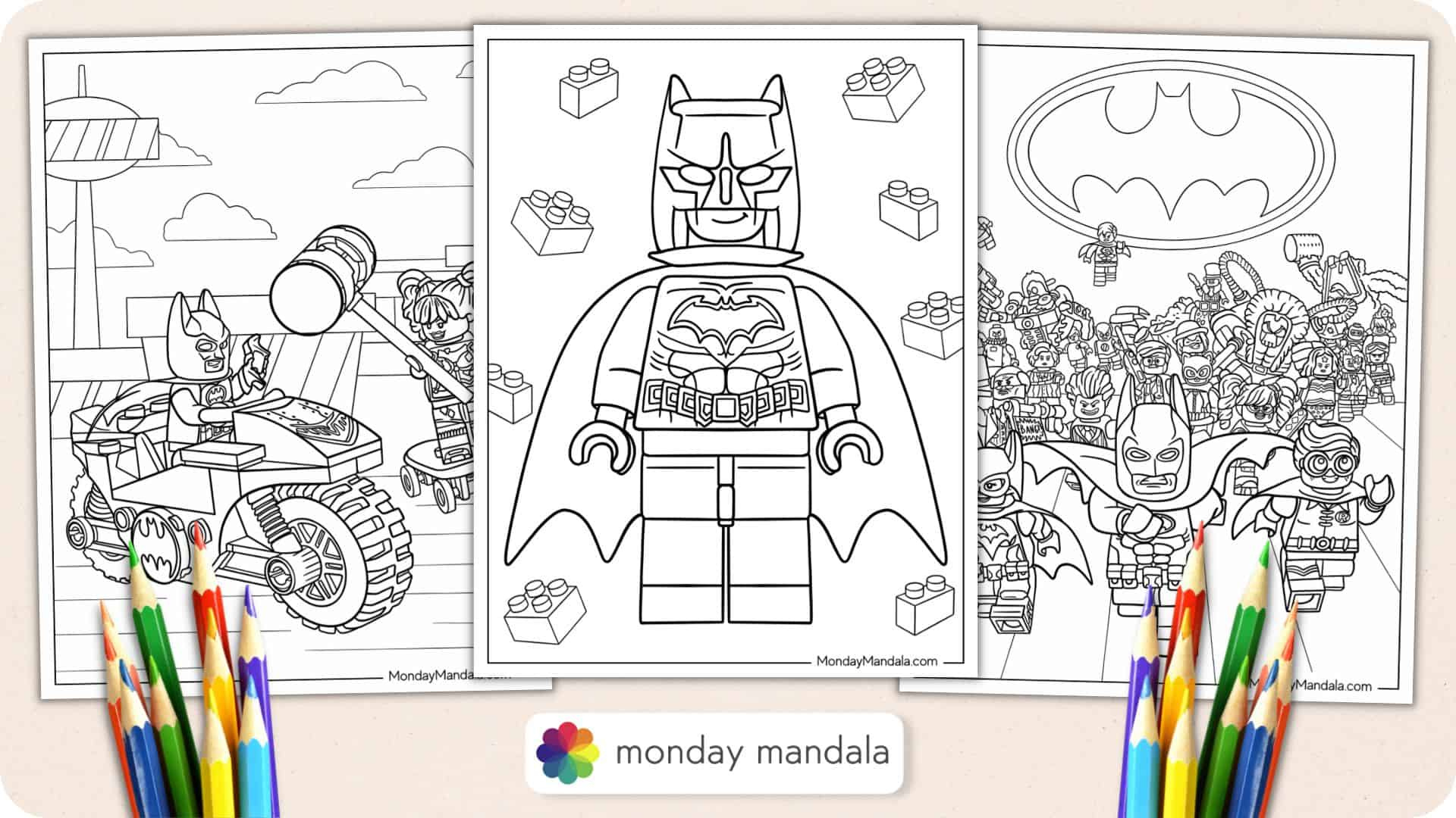 30 Lego Batman Coloring Pages (Free Pdf Printables) in Free Printable Lego Batman
