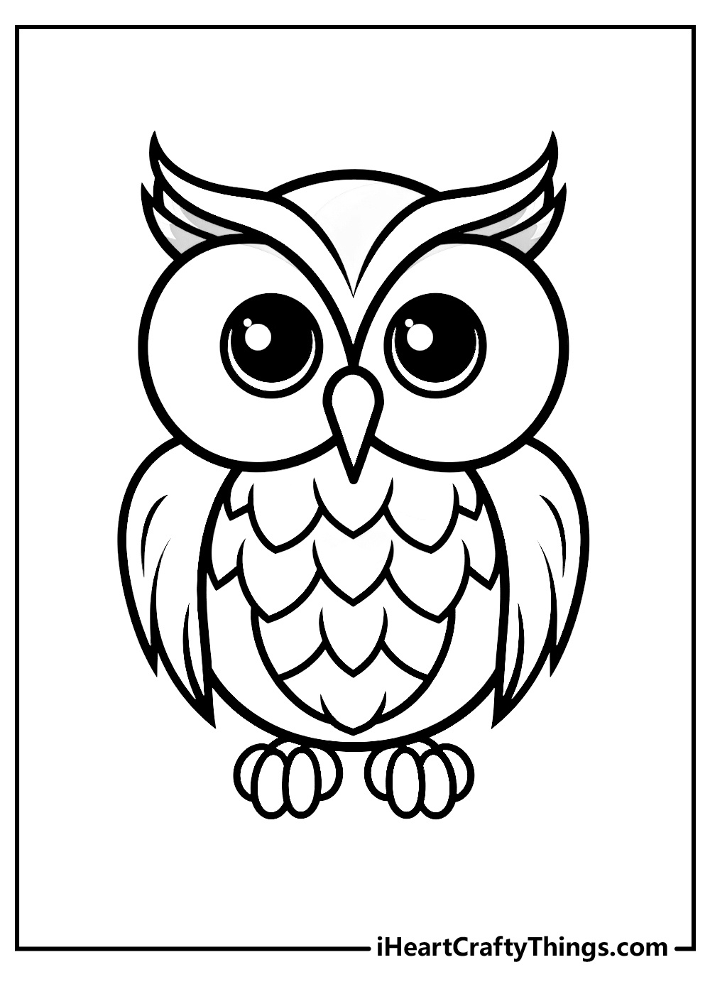30 Owl Coloring Pages (100% Free Printable Pdf) inside Free Owl Printable Template