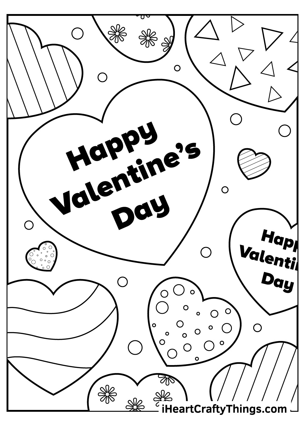 30 Valentine'S Day Coloring Pages (100% Free Printables) regarding Free Valentine Colouring Printables