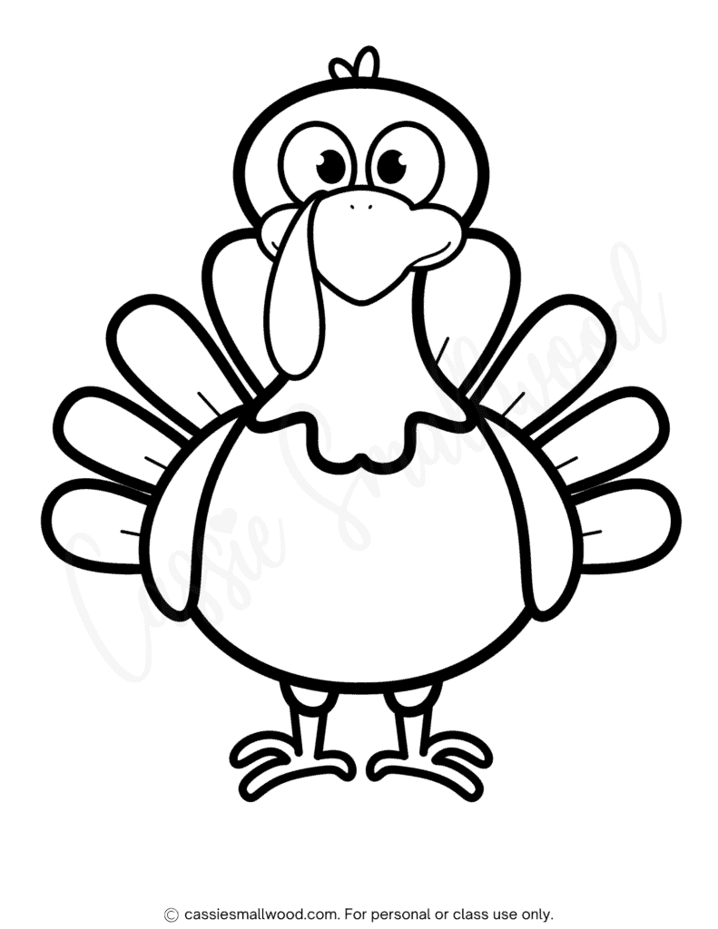 31 Cutest Turkey Templates - Cassie Smallwood regarding Free Printable Turkey Template