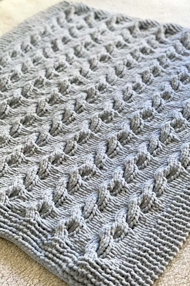 31 Free Baby Blanket Knitting Patterns (Easy Knit Blankets throughout Free Printable Knitting Patterns For Baby Blankets