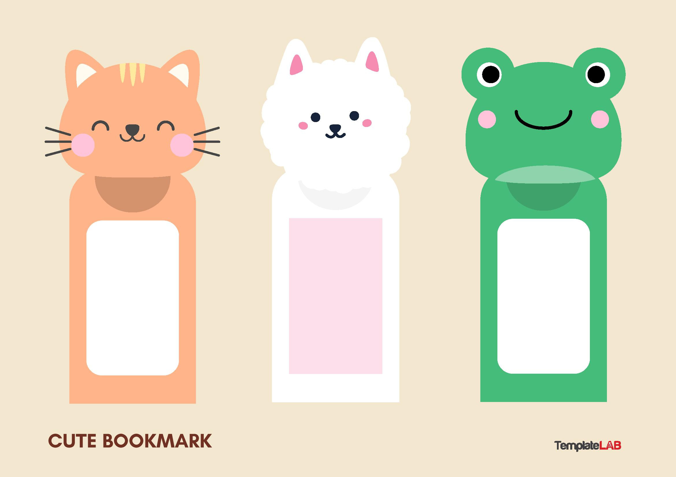 31 Free Printable Bookmark Templates [Word, Pdf] in Free Printable Blank Bookmarks