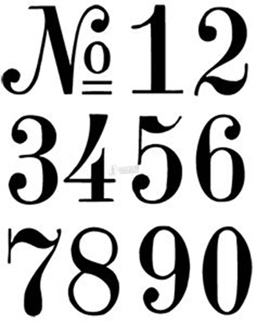 32 Buchstaben Zahlen-Ideen | Schöne Schrift, Lettering, Buchstaben intended for Free Printable Fancy Number Stencils