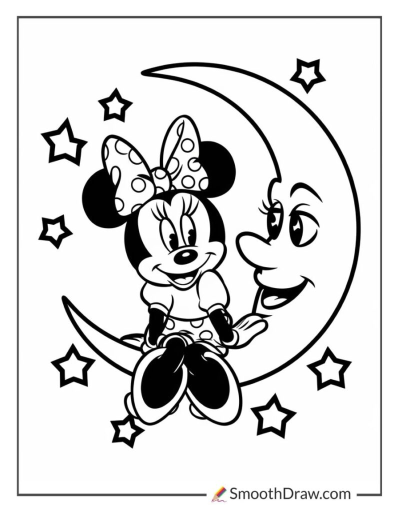 32 Minnie Mouse Coloring Pages (Free Printables) for Free Printable Minnie Mouse Coloring Pages