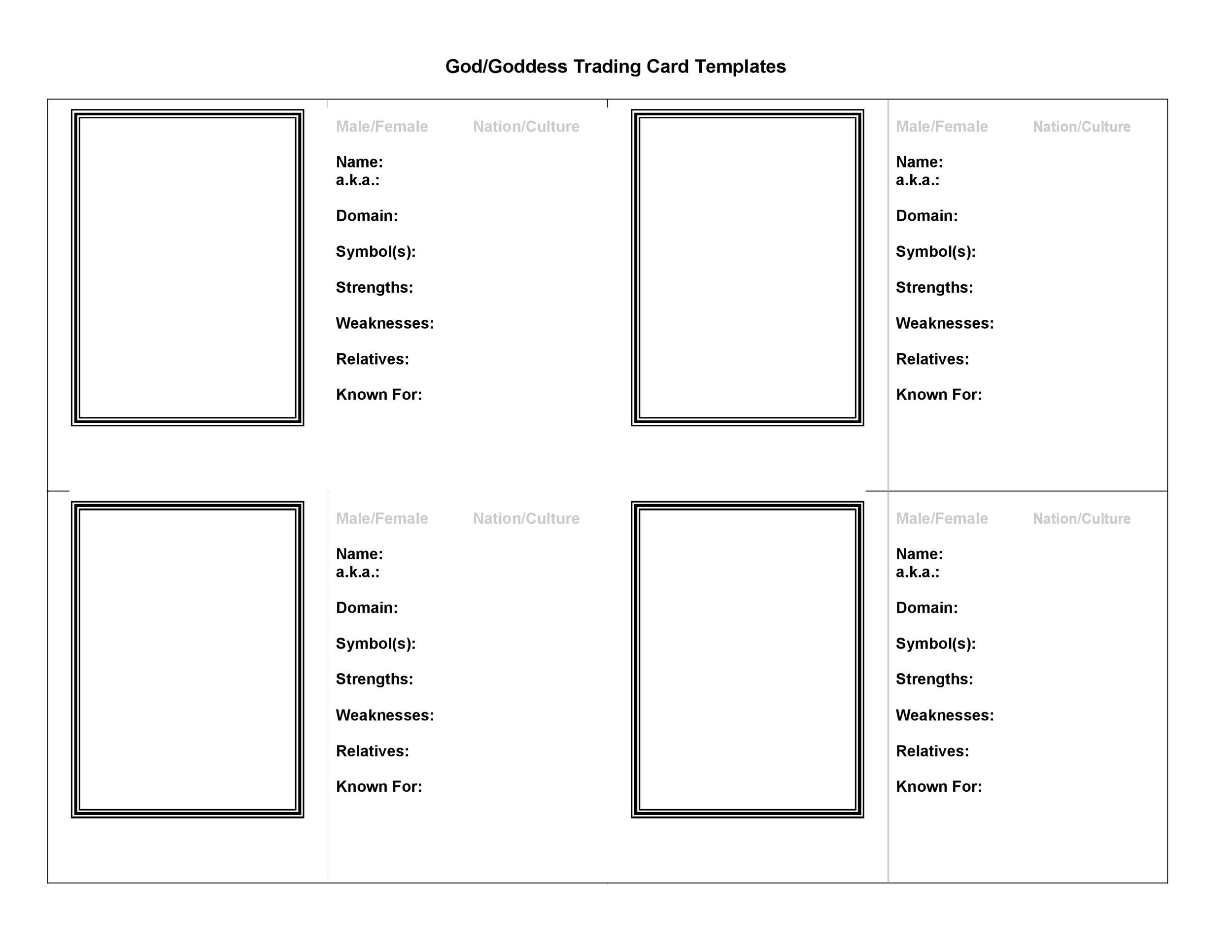 33 Free Trading Card Templates (Baseball, Football, Etc..) ᐅ intended for Free Printable Baseball Card Template