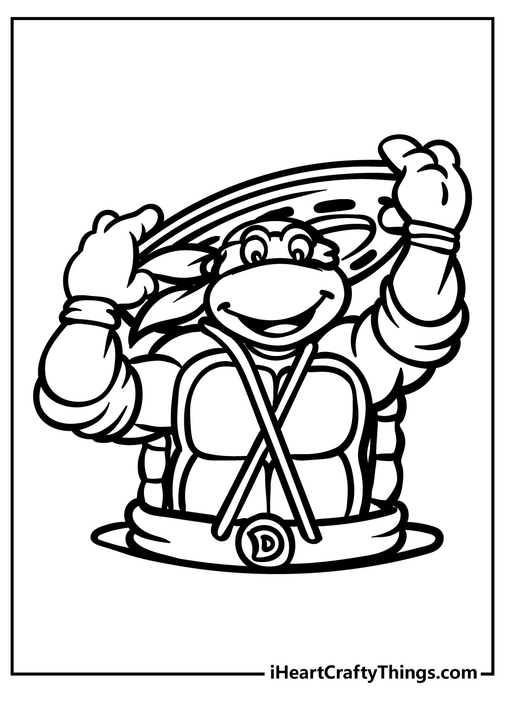 35 Ninja Turtles Coloring Pages (100% Free Printables) for Free Ninja Turtle Printables