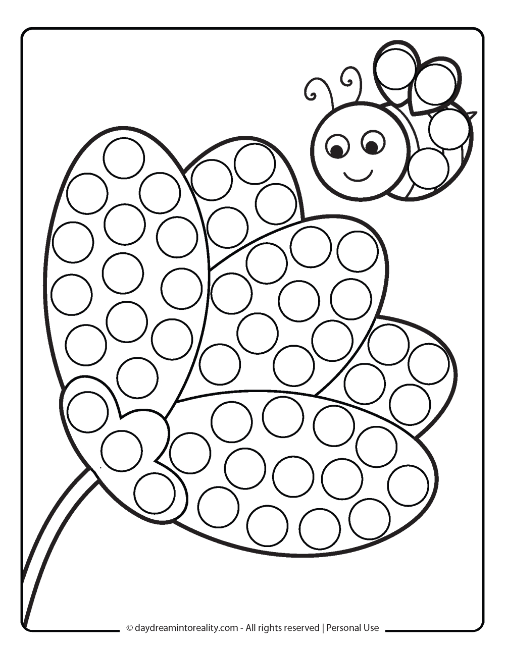 35+ Spring Dot Marker Pages | Free Pdf Printables! ~ Daydream Into within Do A Dot Art Pages Free Printable