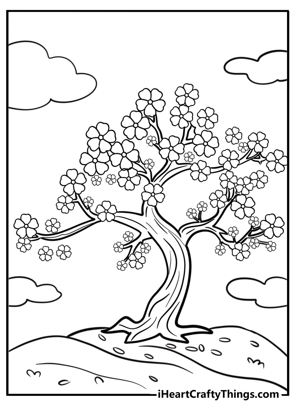 36 Tree Coloring Pages (100% Free To Print) pertaining to Tree Coloring Pages Free Printable
