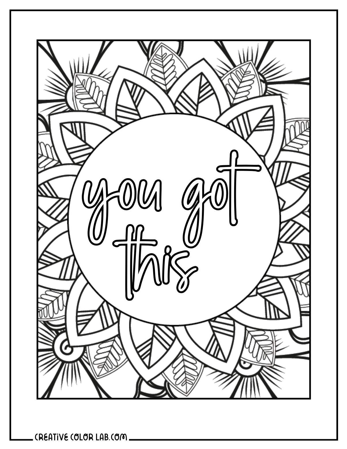 37 Inspirational Quotes Coloring Pages | Positive Pdf Printables within Free Printable Quotes Coloring Pages