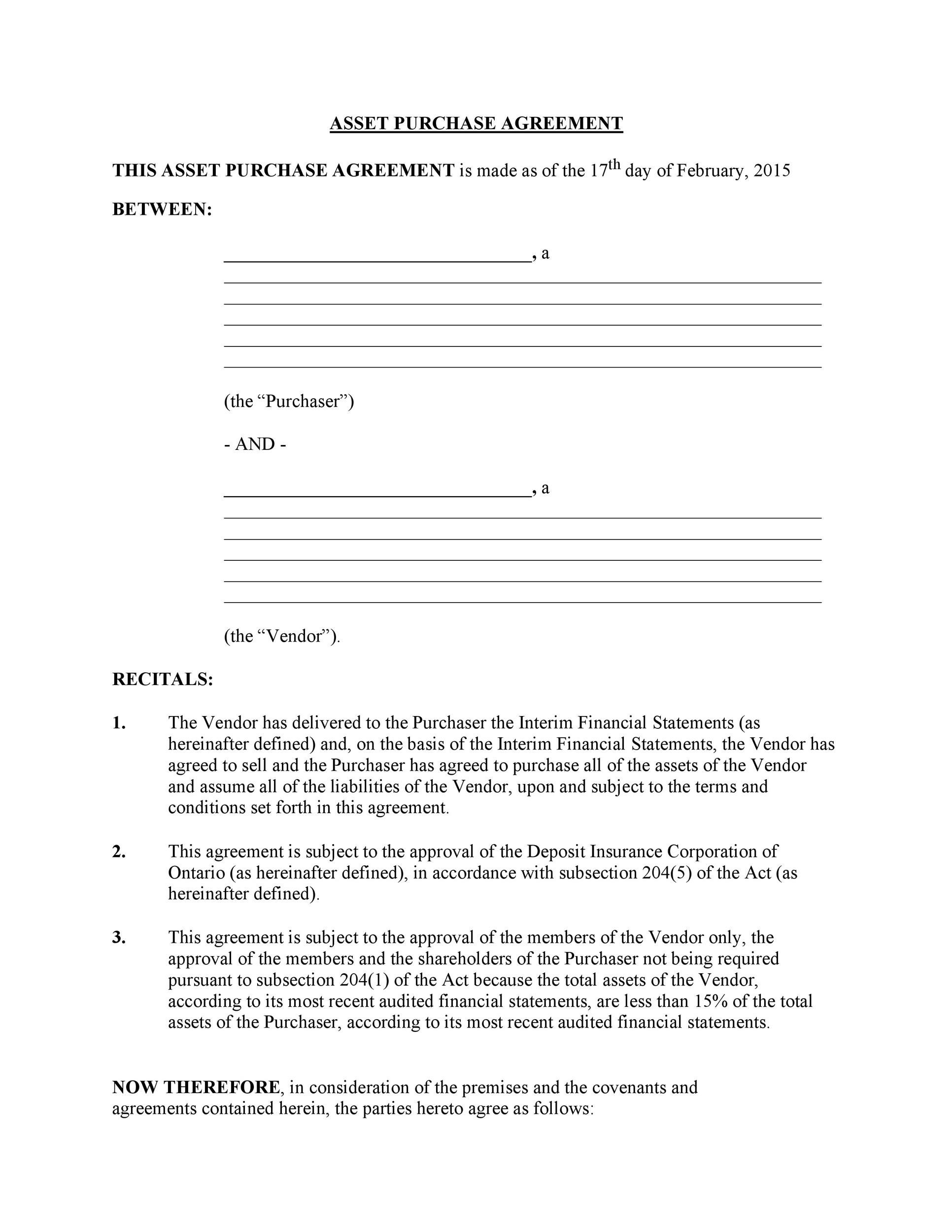 37 Simple Purchase Agreement Templates [Real Estate, Business] with Free Printable Purchase Agreement Forms
