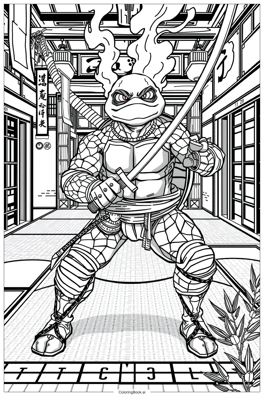 38 Ninja Turtle Coloring Pages (Free Pdf & Png Printables) pertaining to Free Ninja Turtle Printables