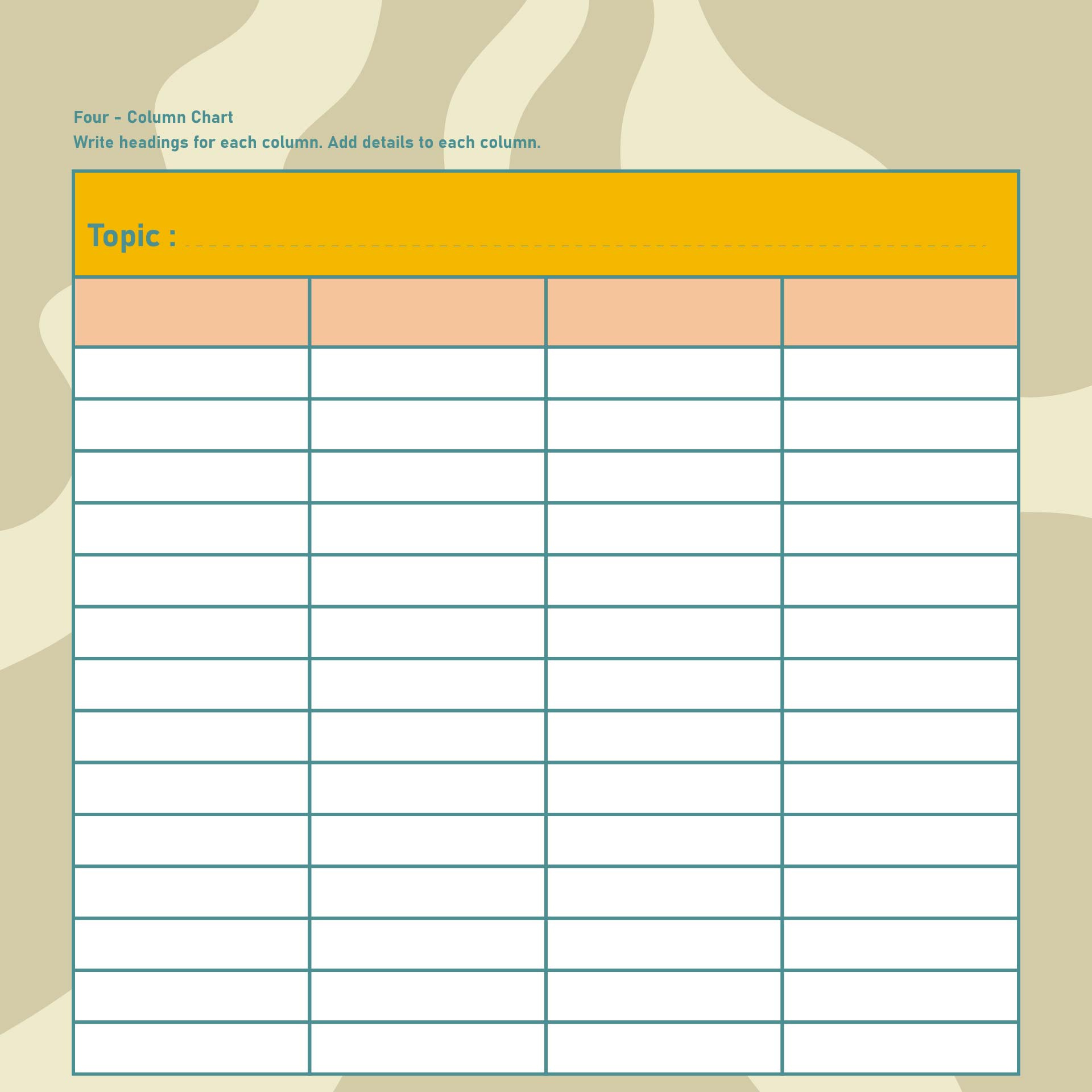4 Column Paper - 10 Free Pdf Printables | Printablee in Free Printable 4 Column Ledger Paper