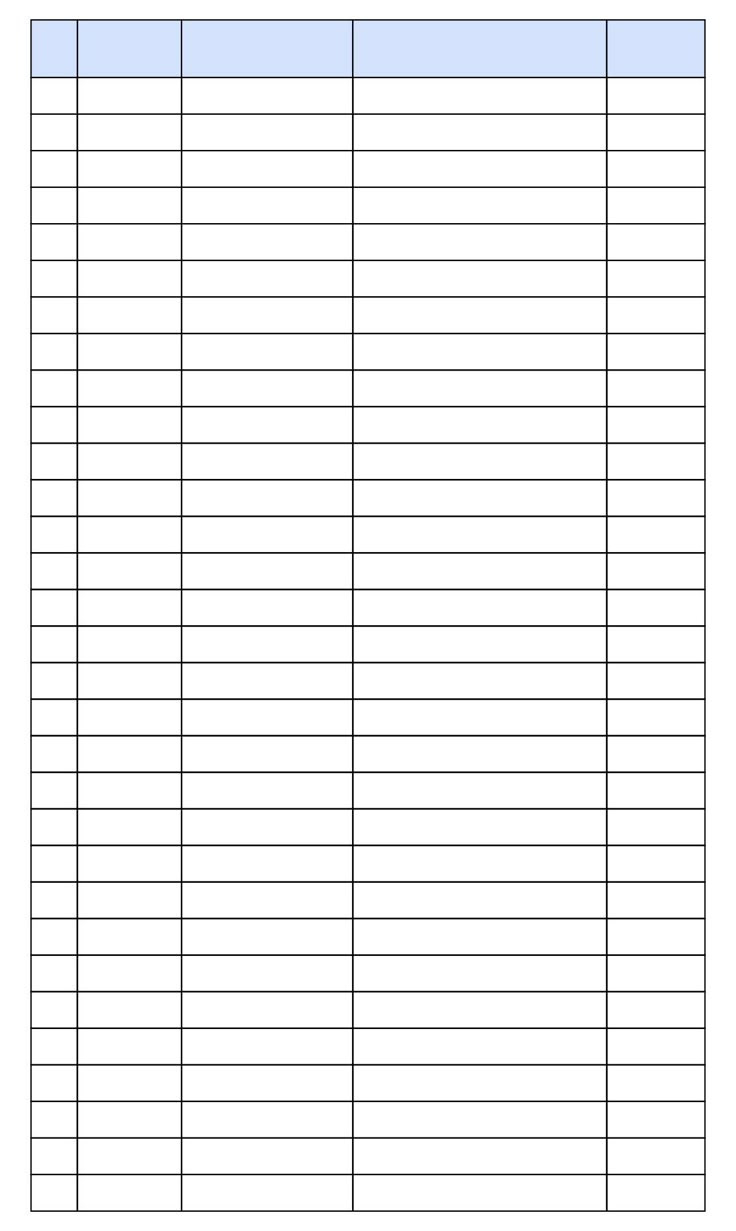 4 Column Paper - 10 Free Pdf Printables | Printablee | Paper with regard to Free Printable Column Paper