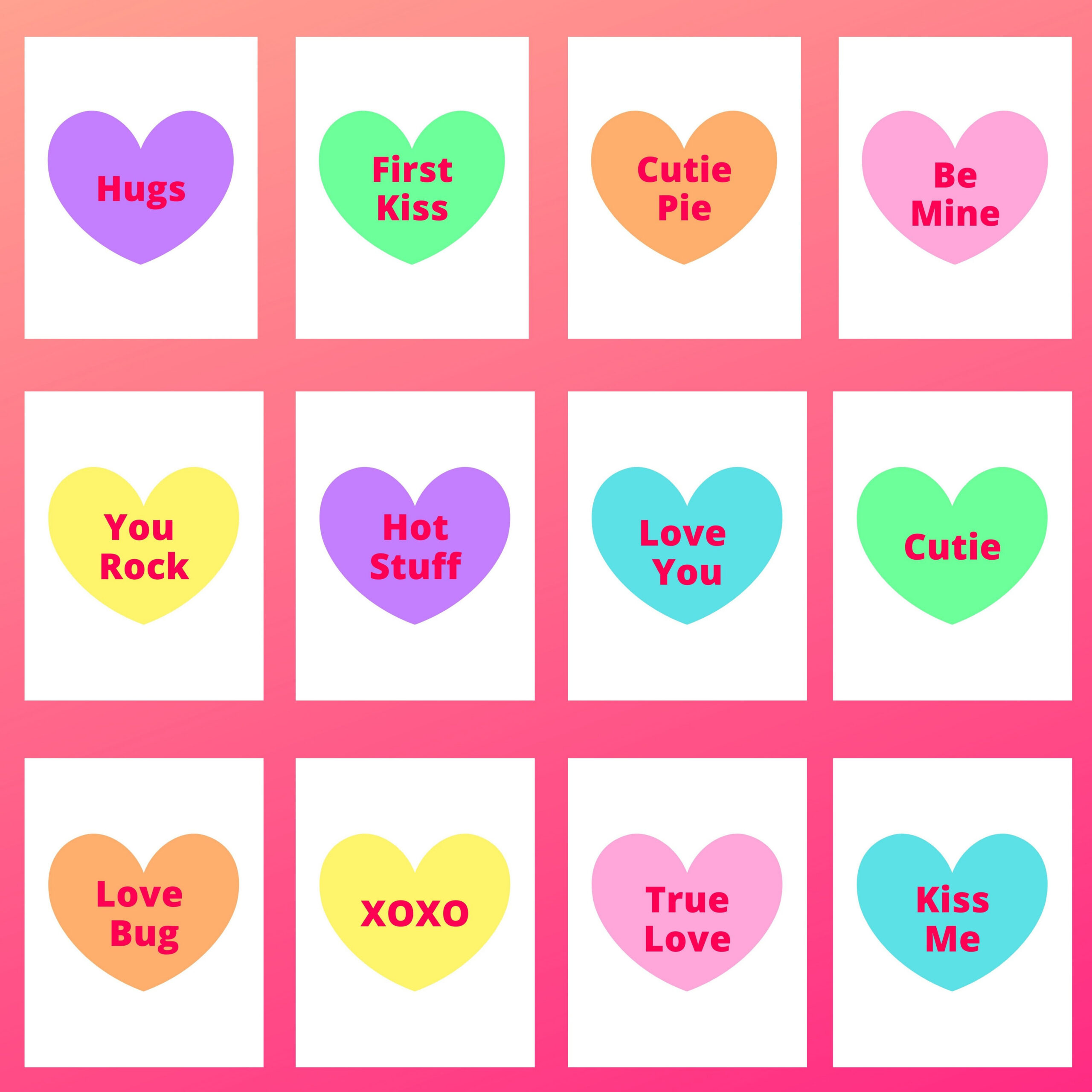 4 Easy Diy Valentine'S Day Printable Banners (Free!) - The with Free Printable Valentine Decorations