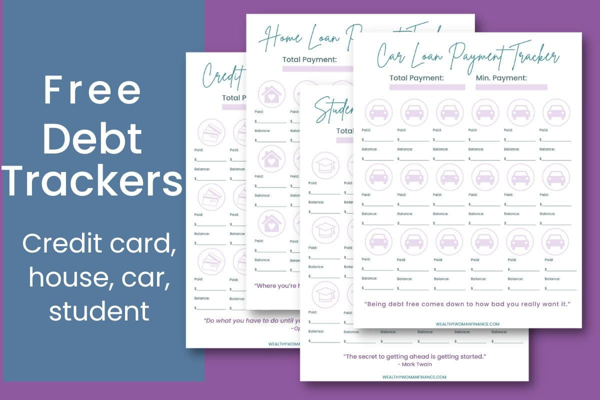 4 Free Debt Tracker Worksheets: Crush Debt In 2025 in Free Printable Debt Free Charts