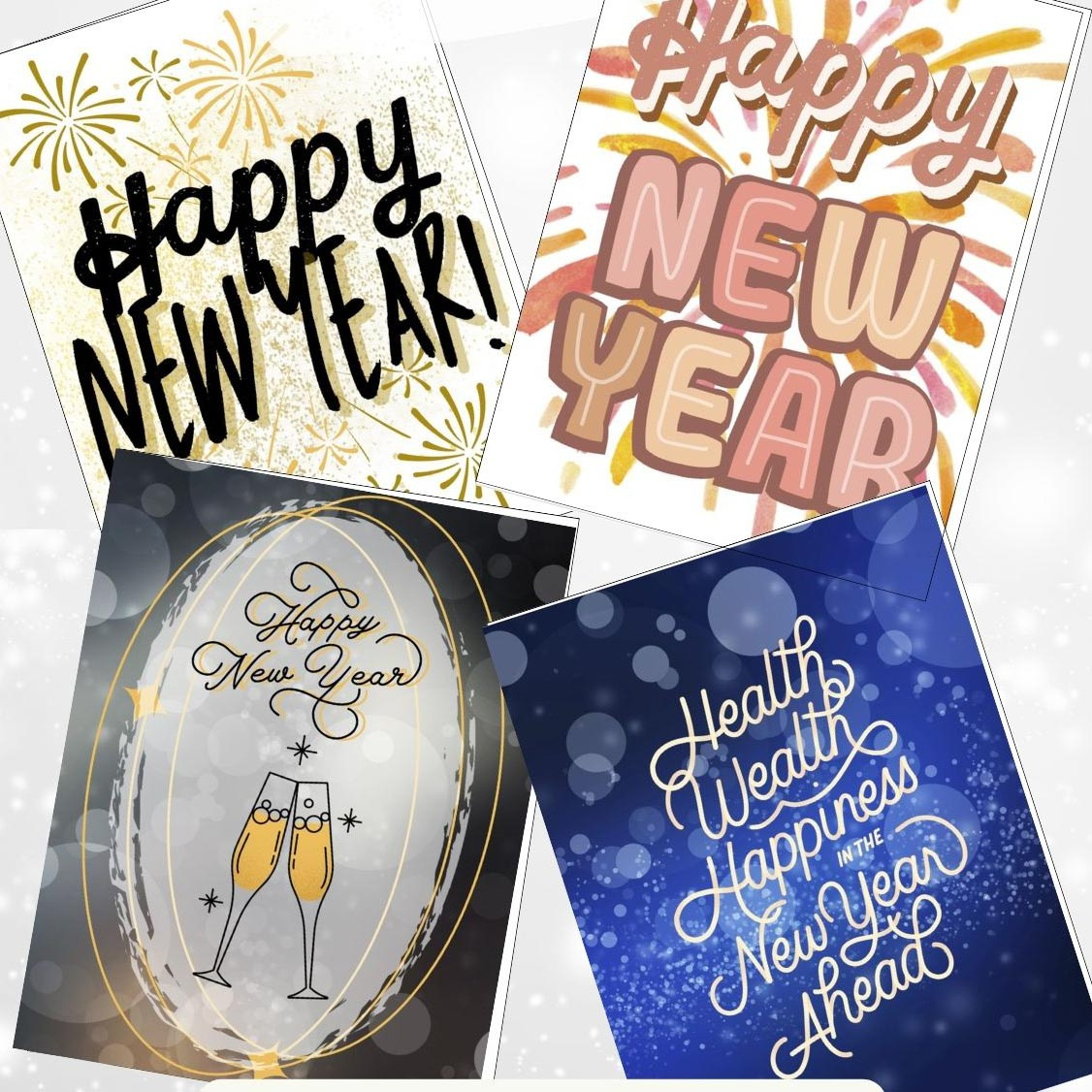 4 Free Printable Happy New Year Cards (For 2025) – Sustain My intended for Free Printable Happy New Year Cards