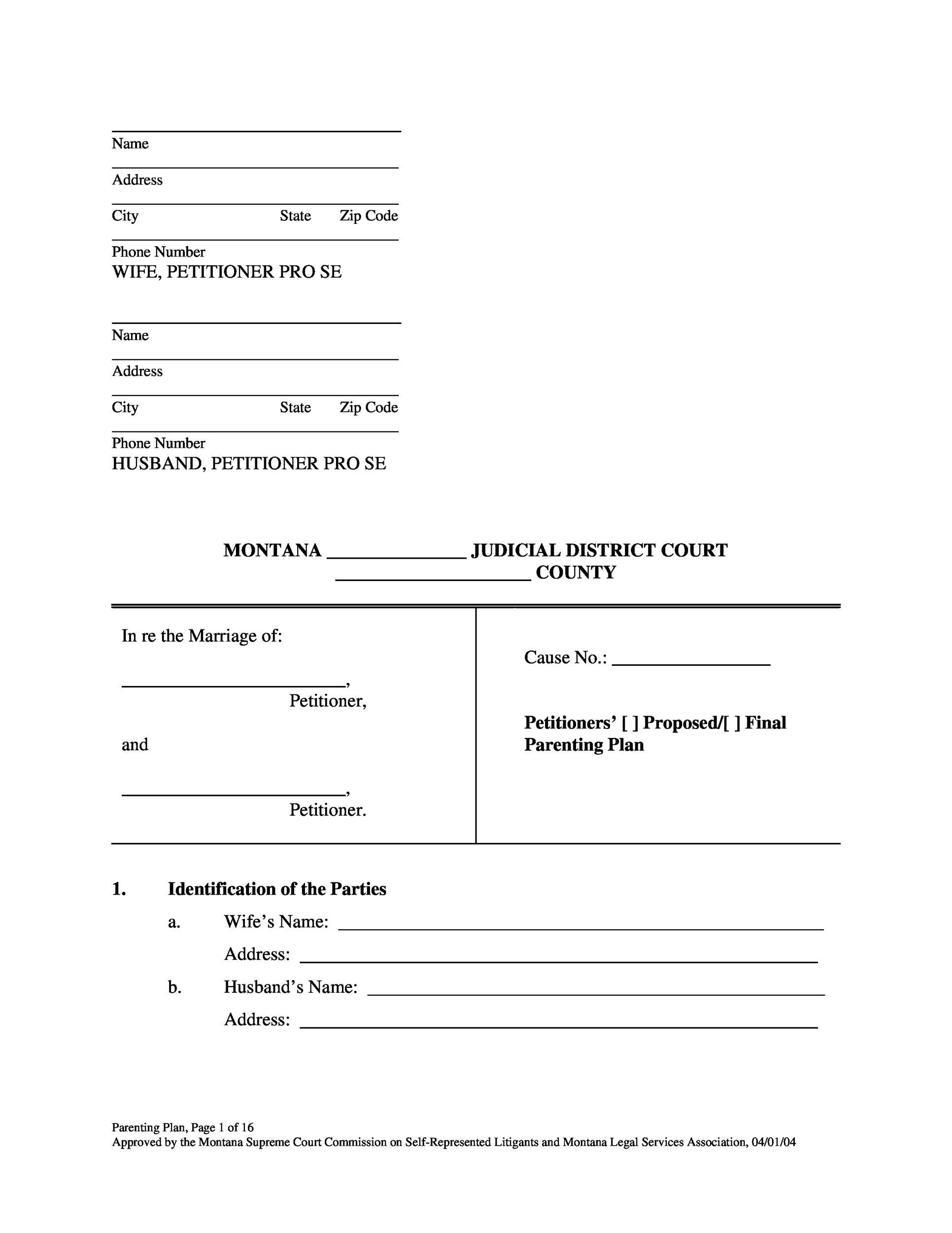 40 Free Divorce Papers (Printable) ᐅ Templatelab regarding Free Printable Divorce Decree Forms