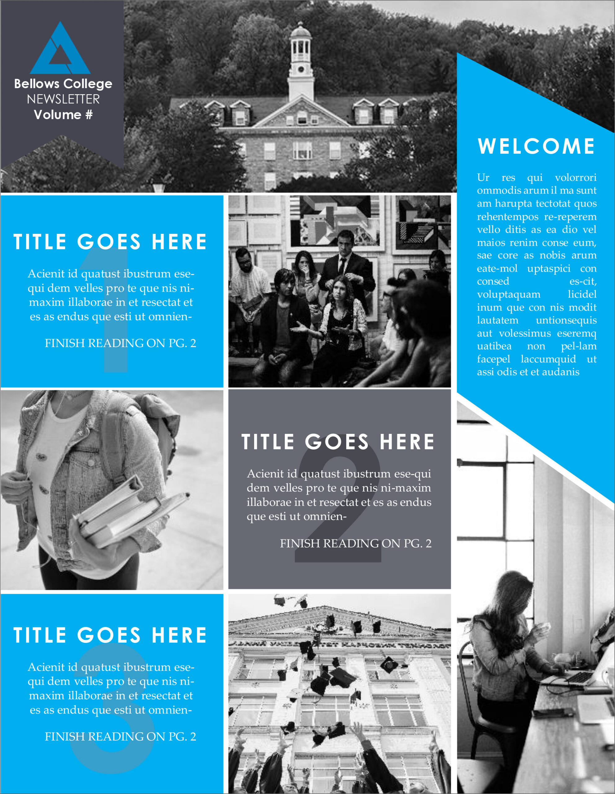 40 Free Printable A4 Newsletter Templates For School And Community within Free Printable Newsletter Templates
