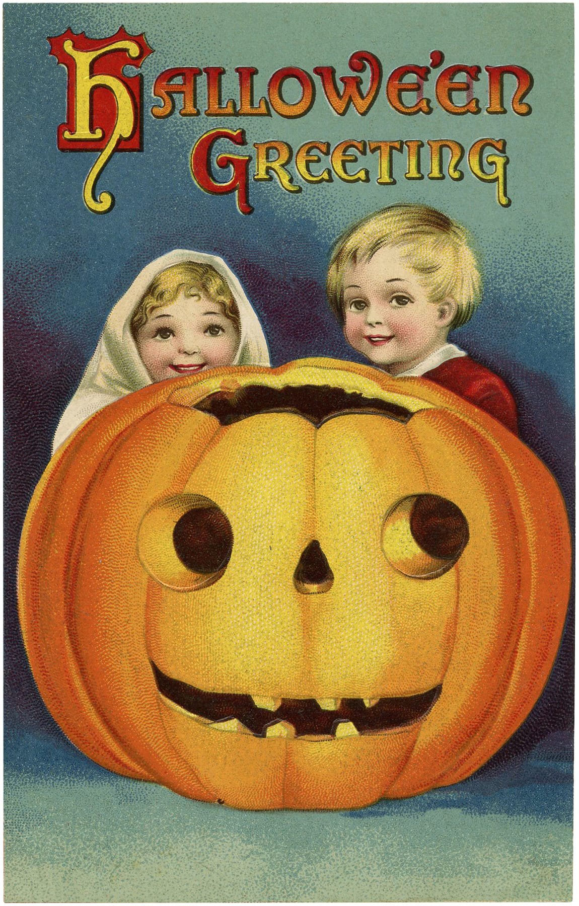 400 Free Vintage Halloween Images! - The Graphics Fairy inside Free Printable Vintage Halloween Images