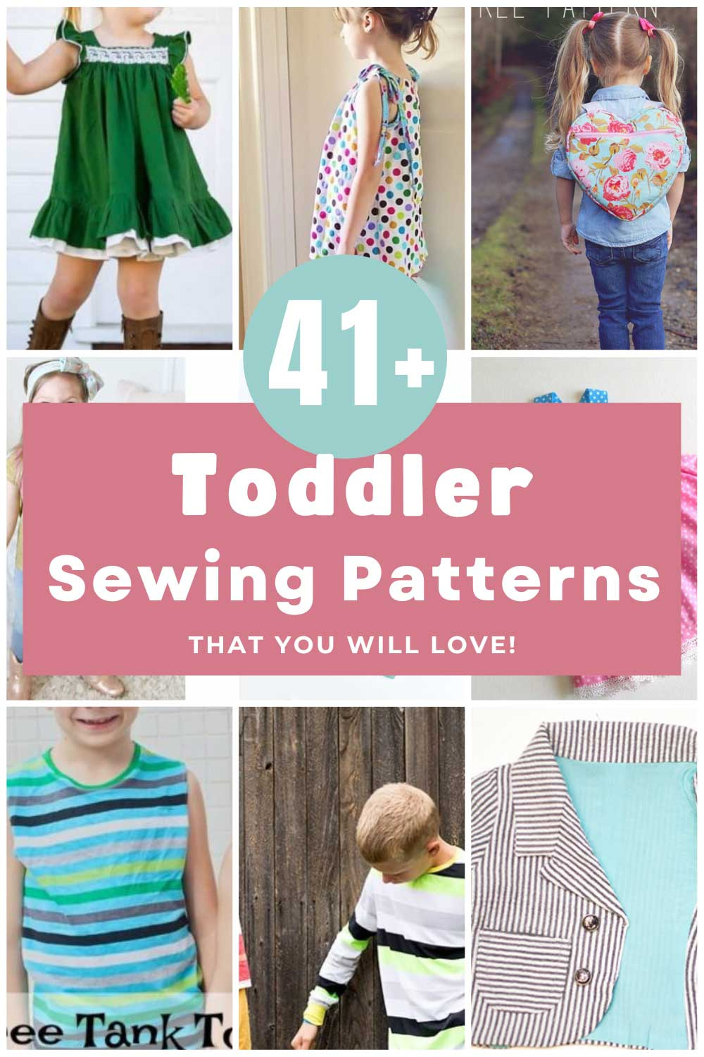 41 Adorable And Free Toddler Sewing Patterns For Beginners. regarding Free Printable Sewing Patterns For Kids