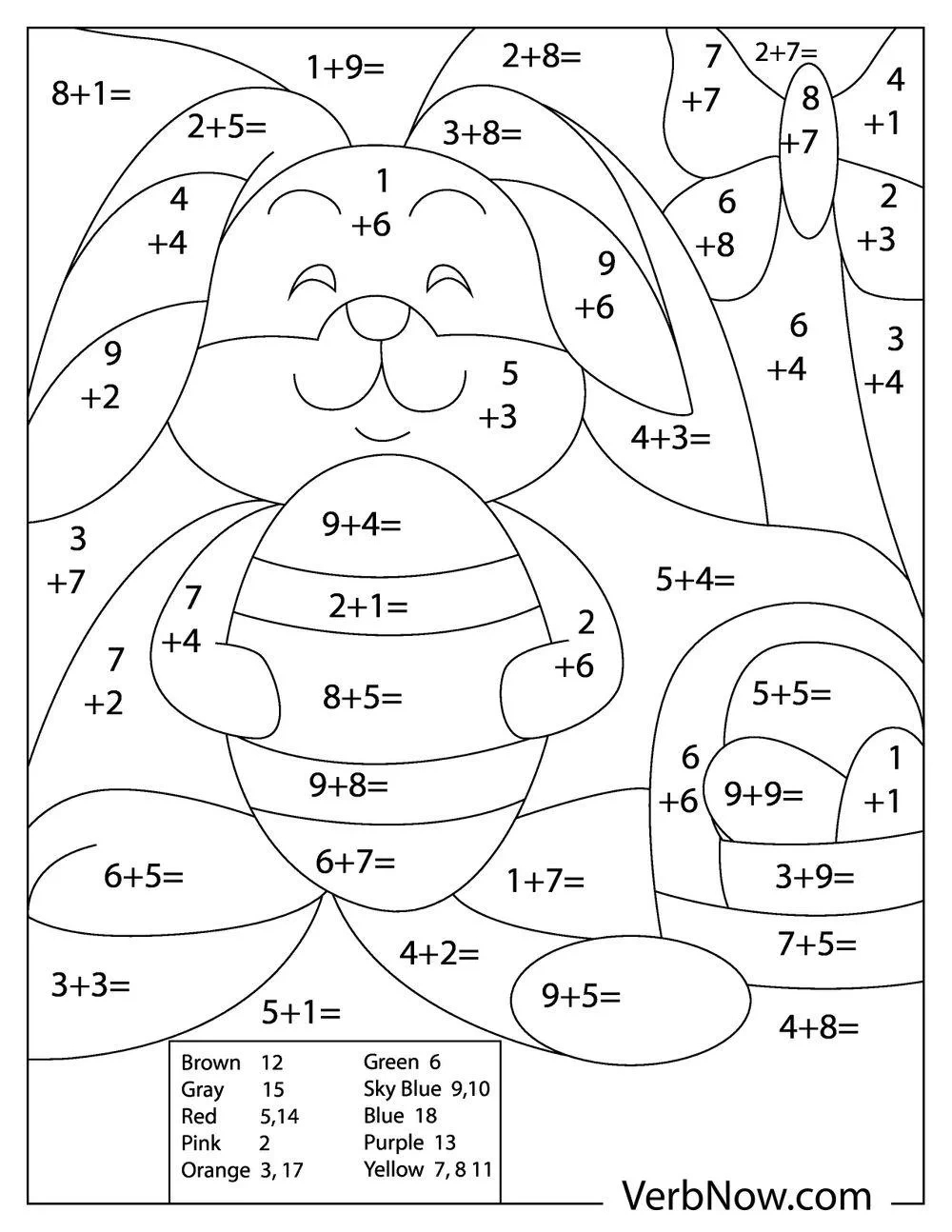 42 Free Math Coloring Pages (Printable Pdf) with Free Printable Math Coloring Worksheets For 2Nd Grade