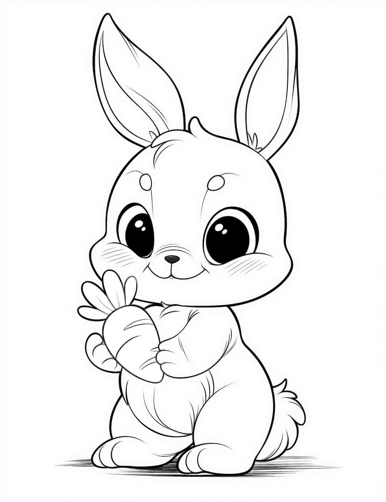 44 Cute Bunny Coloring Pages For Kids And Adults - Our Mindful Life inside Free Printable Bunny Pictures