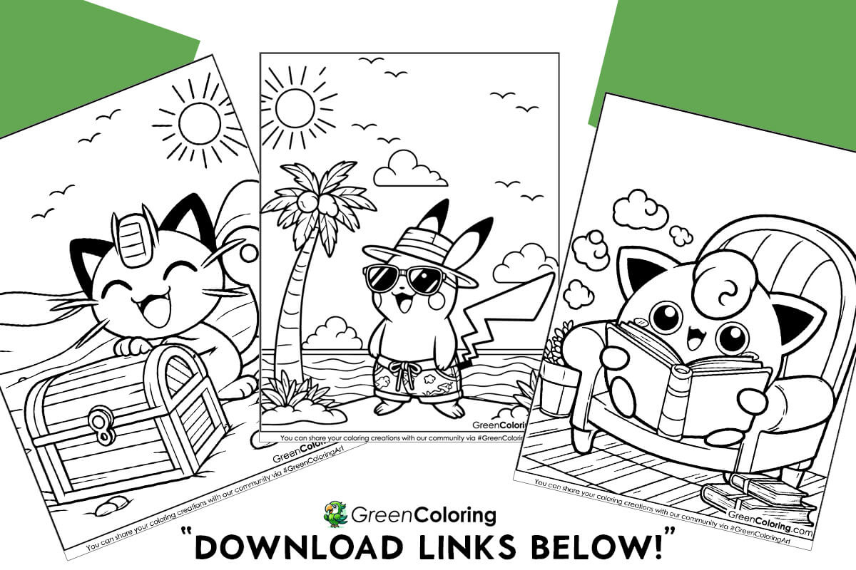 44 Free Pokémon Coloring Pages (Printable Pdf Downloads) for Free Printable Coloring Pages Pokemon Black White