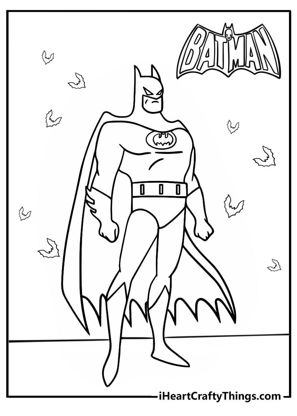45 Batman Coloring Pages (100% Free Printables) for Free Batman Printables