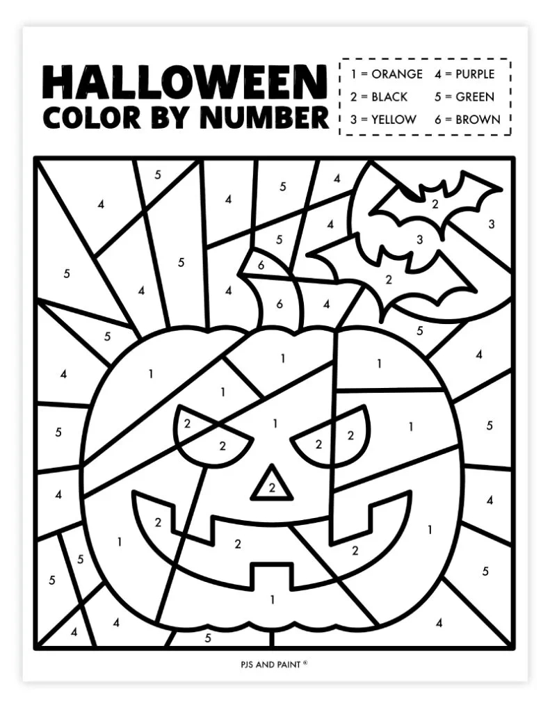 45 Free Printable Halloween Games And Activities - Pjs And Paint in Halloween Worksheets Free Printable