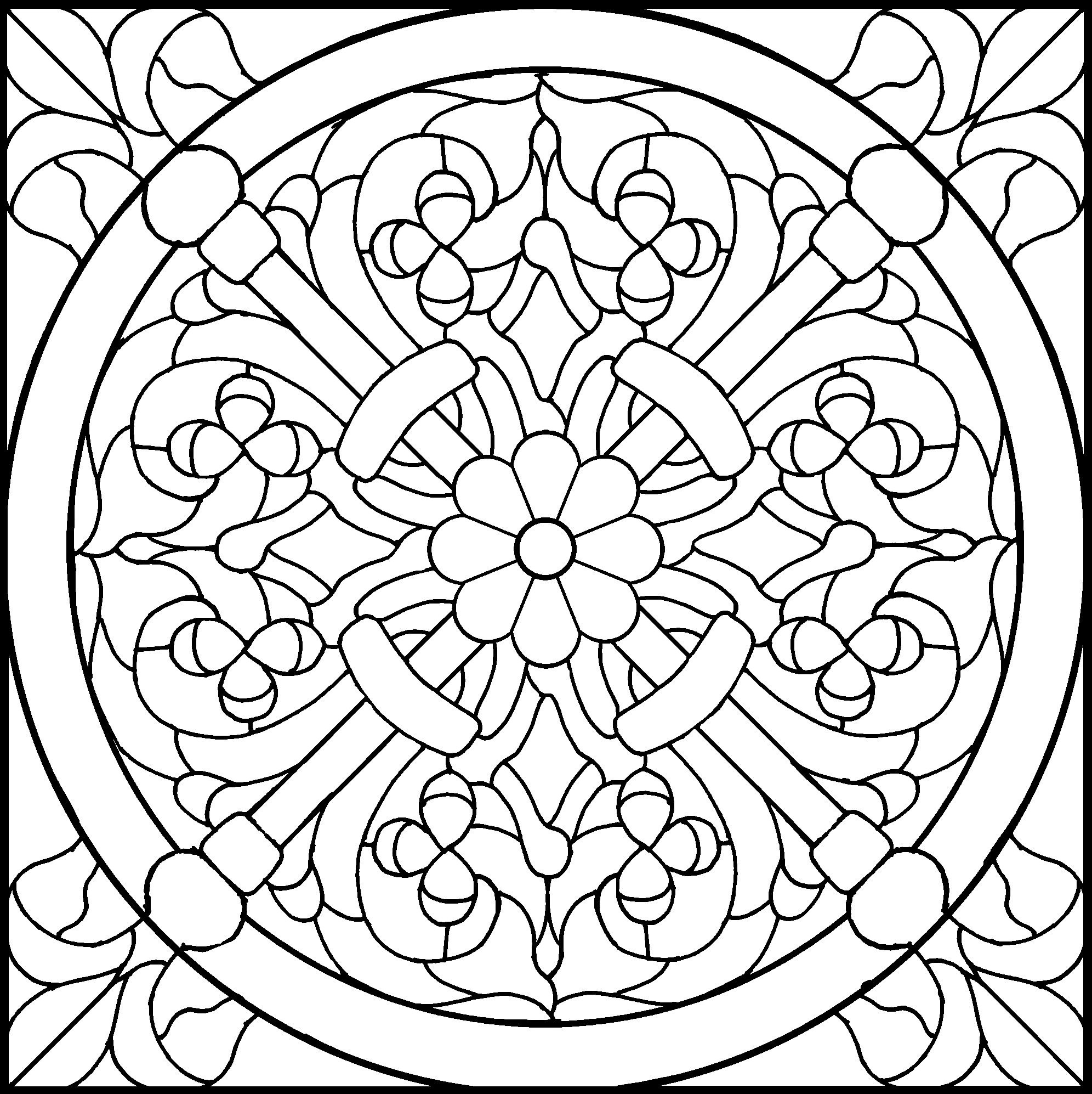 45 Simple Stained Glass Patterns - Guide Patterns regarding Free Printable Religious Stained Glass Patterns